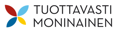 Logo: Tuottavasti moninainen -hanke